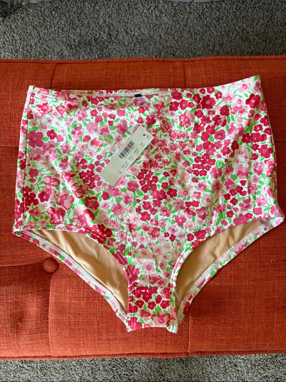 NWT J. Crew Liberty of London floral High-Waist Bikini Bottom